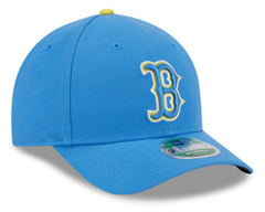 Light Blue Boston Red Sox New Era Player Replica 9FORTY Adjustable Hat