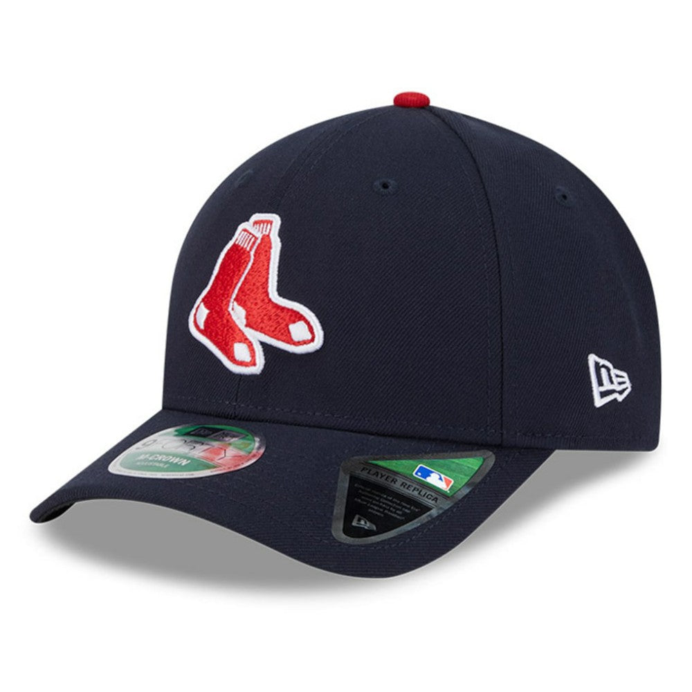 Navy Boston Red Sox New Era Player Replica 9FORTY Adjustable Hat