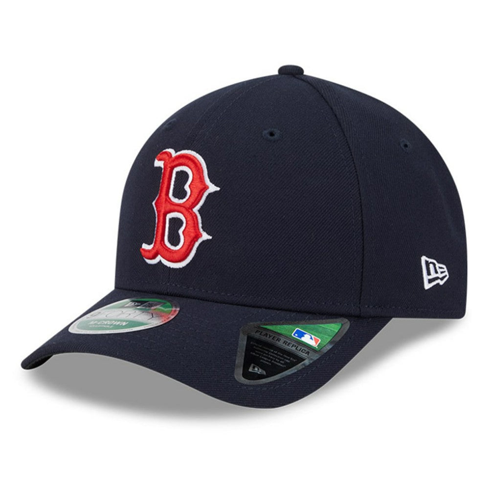 Navy Boston Red Sox New Era Player Replica 9FORTY Adjustable Hat