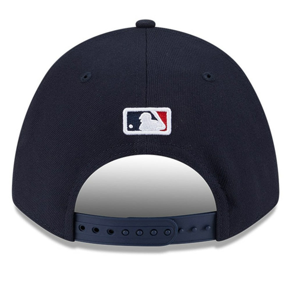 Navy Boston Red Sox New Era Player Replica 9FORTY Adjustable Hat