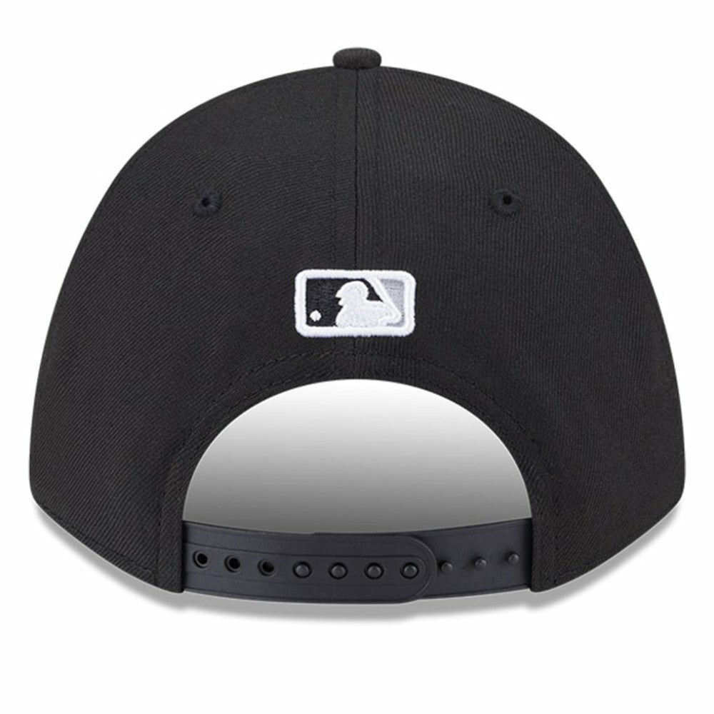 Black Chicago White Sox New Era Player Replica 9FORTY Adjustable Hat