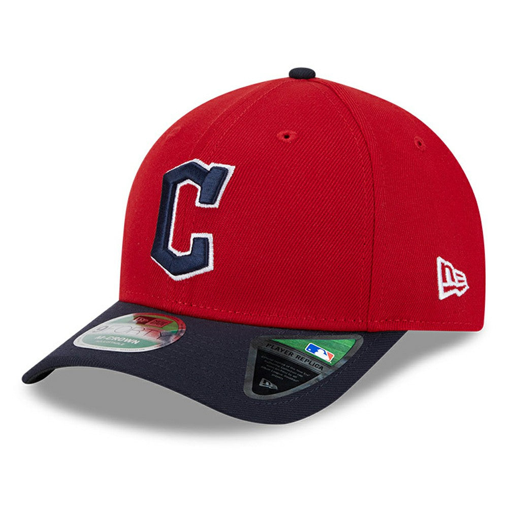 Red/Black Cleveland Guardians New Era Replica 9FORTY Adjustable Hat