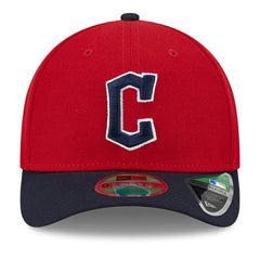 Red/Black Cleveland Guardians New Era Replica 9FORTY Adjustable Hat
