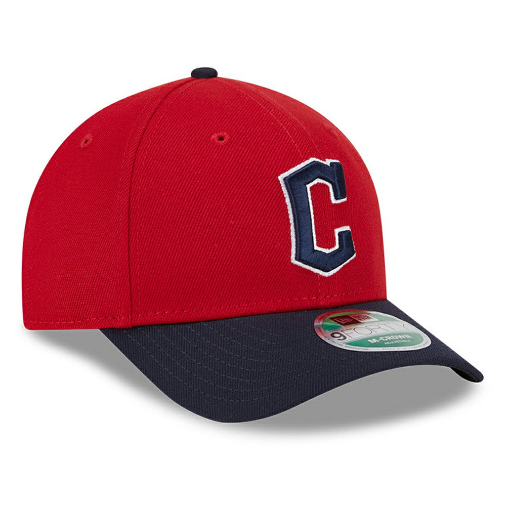 Red/Black Cleveland Guardians New Era Replica 9FORTY Adjustable Hat