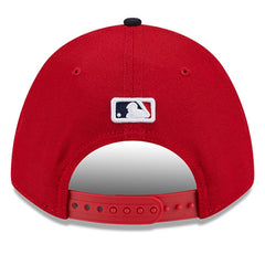 Red/Black Cleveland Guardians New Era Replica 9FORTY Adjustable Hat