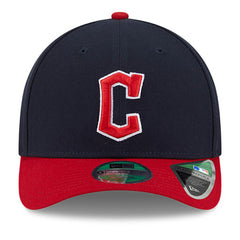 Navy Cleveland Guardians New Era Player Replica 9FORTY Adjustable Hat