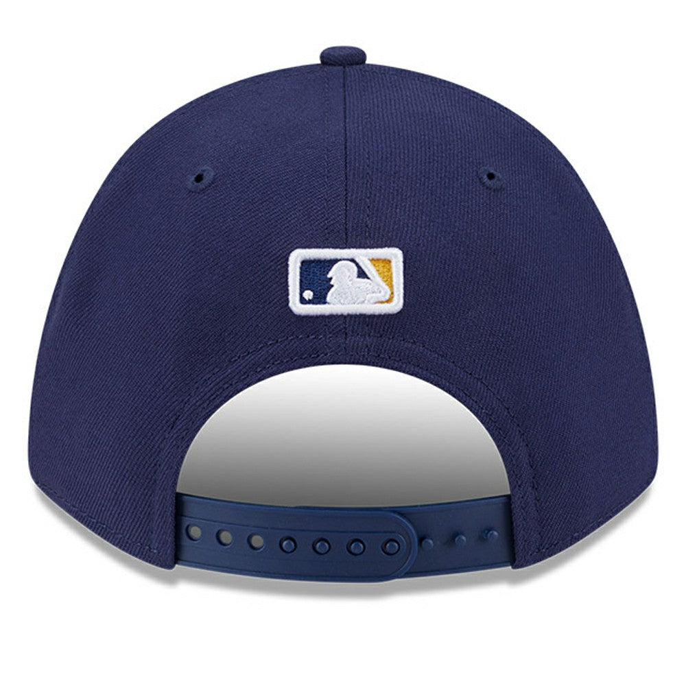 Navy Milwaukee Brewers New Era Player Replica 9FORTY Adjustable Hat