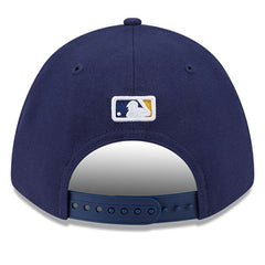 Navy Milwaukee Brewers New Era Player Replica 9FORTY Adjustable Hat