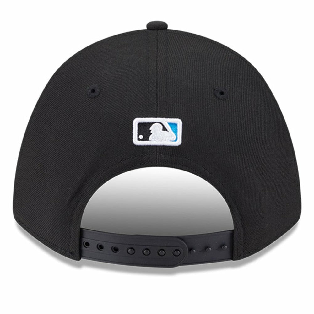 Black Miami Marlins New Era Player Replica 9FORTY Adjustable Hat