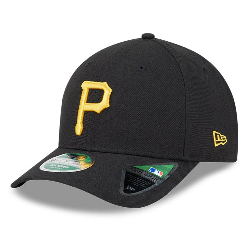 Black Pittsburgh Pirates New Era Player Replica 9FORTY Adjustable Hat