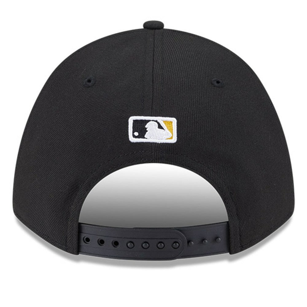 Black Pittsburgh Pirates New Era Player Replica 9FORTY Adjustable Hat