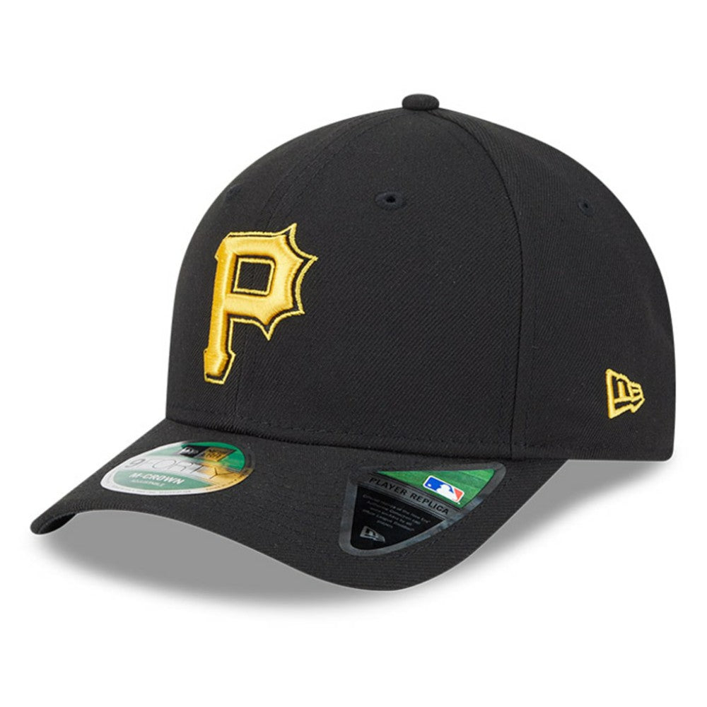 Black Pittsburgh Pirates New Era Player Replica 9FORTY Adjustable Hat