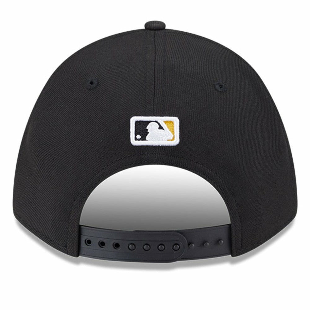 Black Pittsburgh Pirates New Era Player Replica 9FORTY Adjustable Hat
