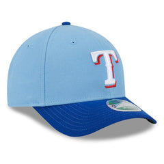 Light Blue Texas Rangers New Era Player Replica 9FORTY Adjustable Hat