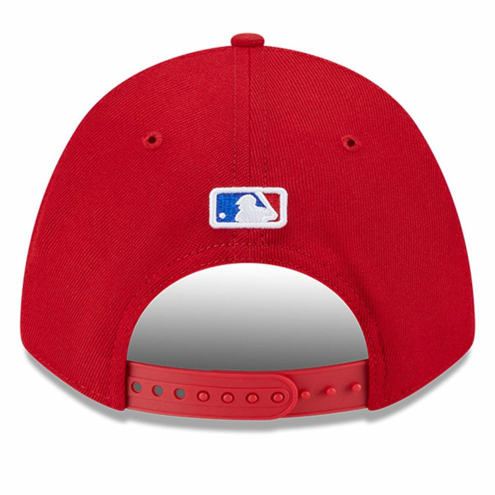 Red Texas Rangers New Era Player Replica 9FORTY Adjustable Hat