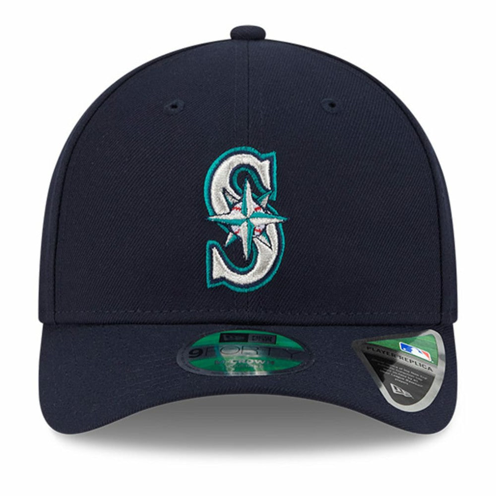 Navy Seattle Mariners New Era Player Replica 9FORTY Adjustable Hat