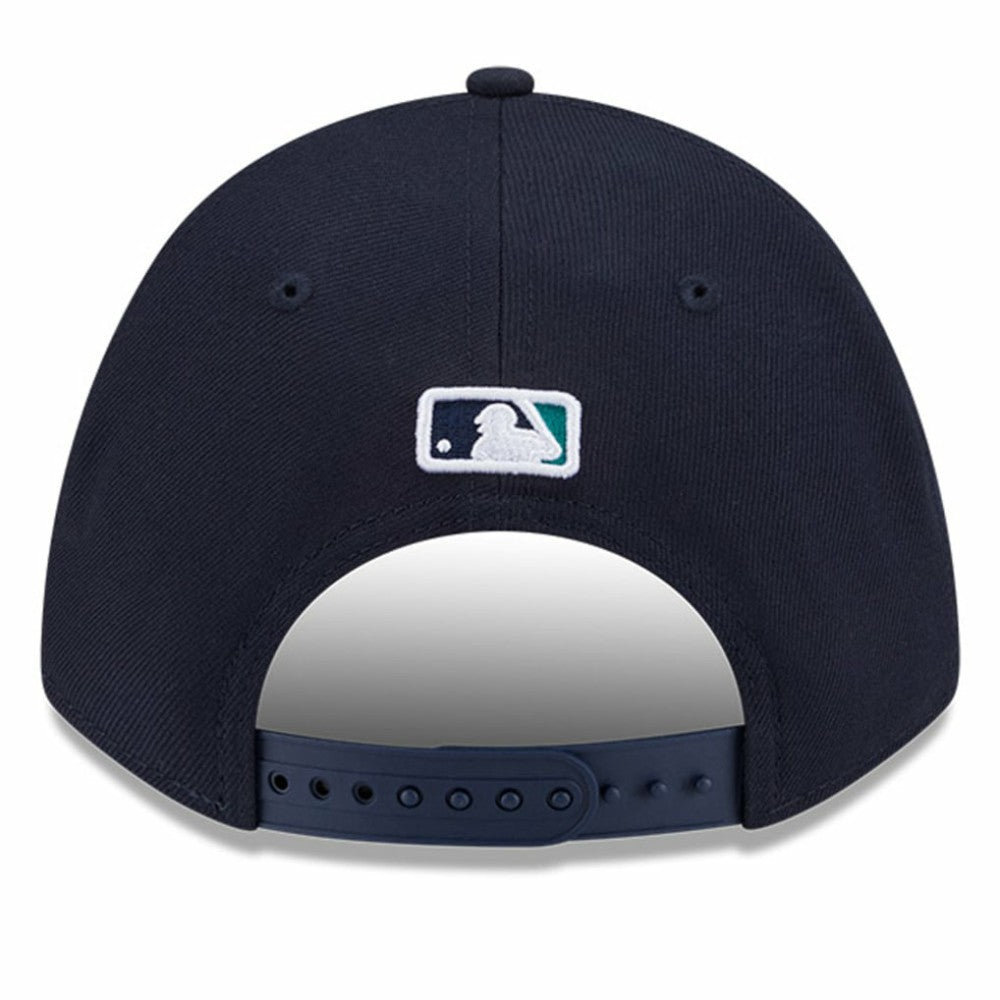 Navy Seattle Mariners New Era Player Replica 9FORTY Adjustable Hat