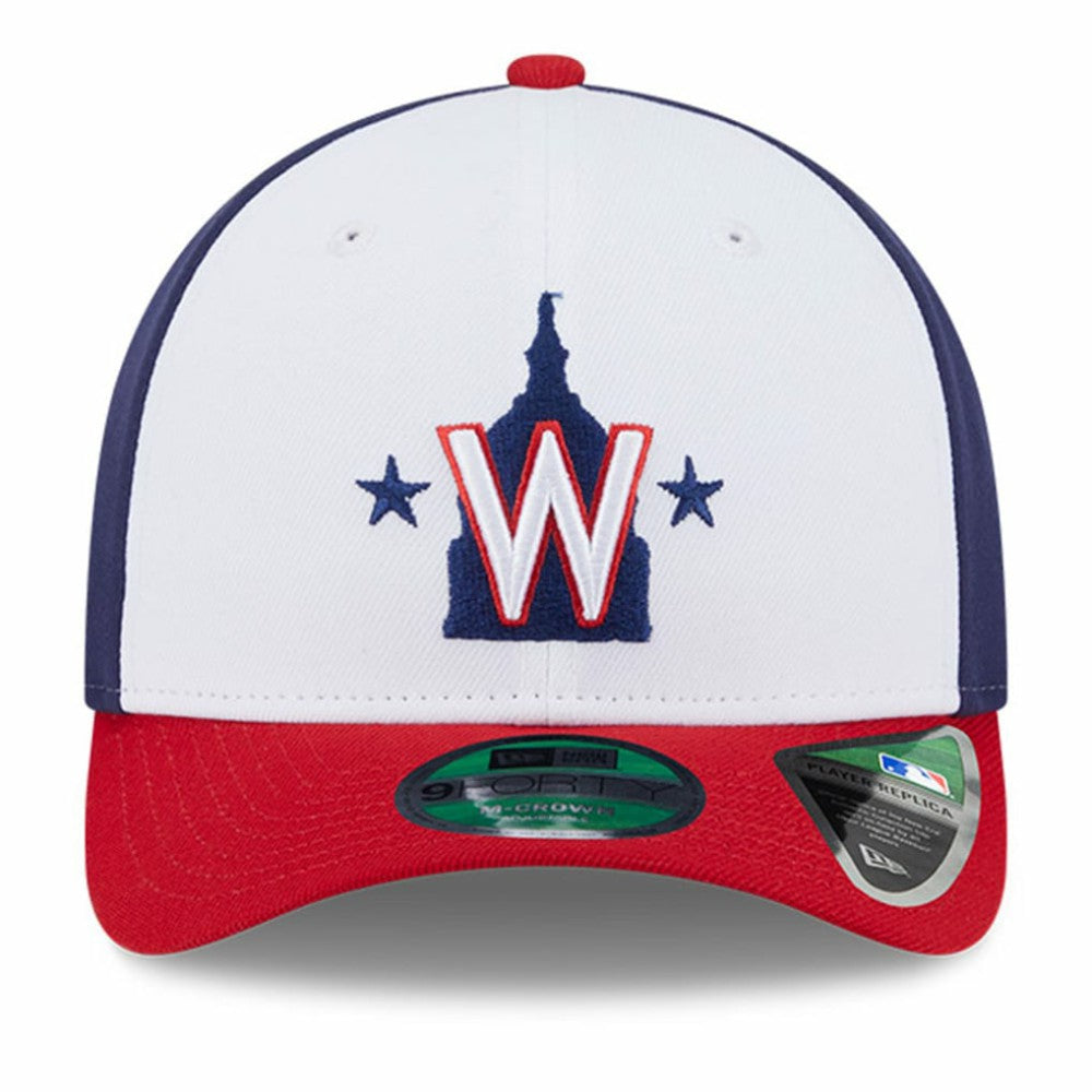 White Washington Nationals New Era Player Replica 9FORTY Adjustable Hat