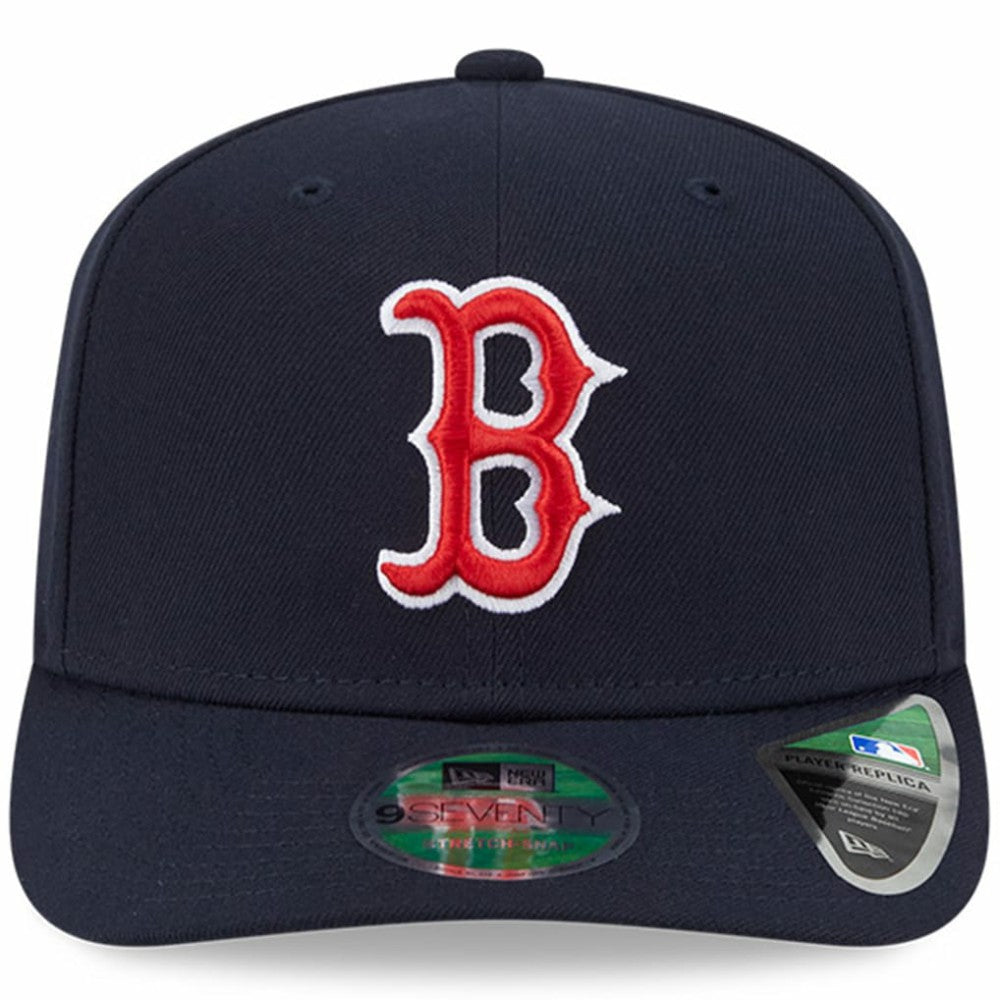 Navy Boston Red Sox New Era Player Replica 9SEVENTY Adjustable Hat