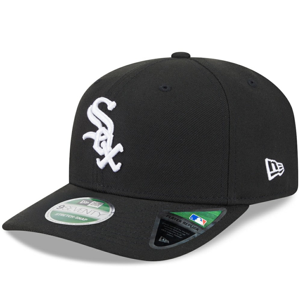 Black Chicago White Sox New Era Player Replica 9SEVENTY Adjustable Hat