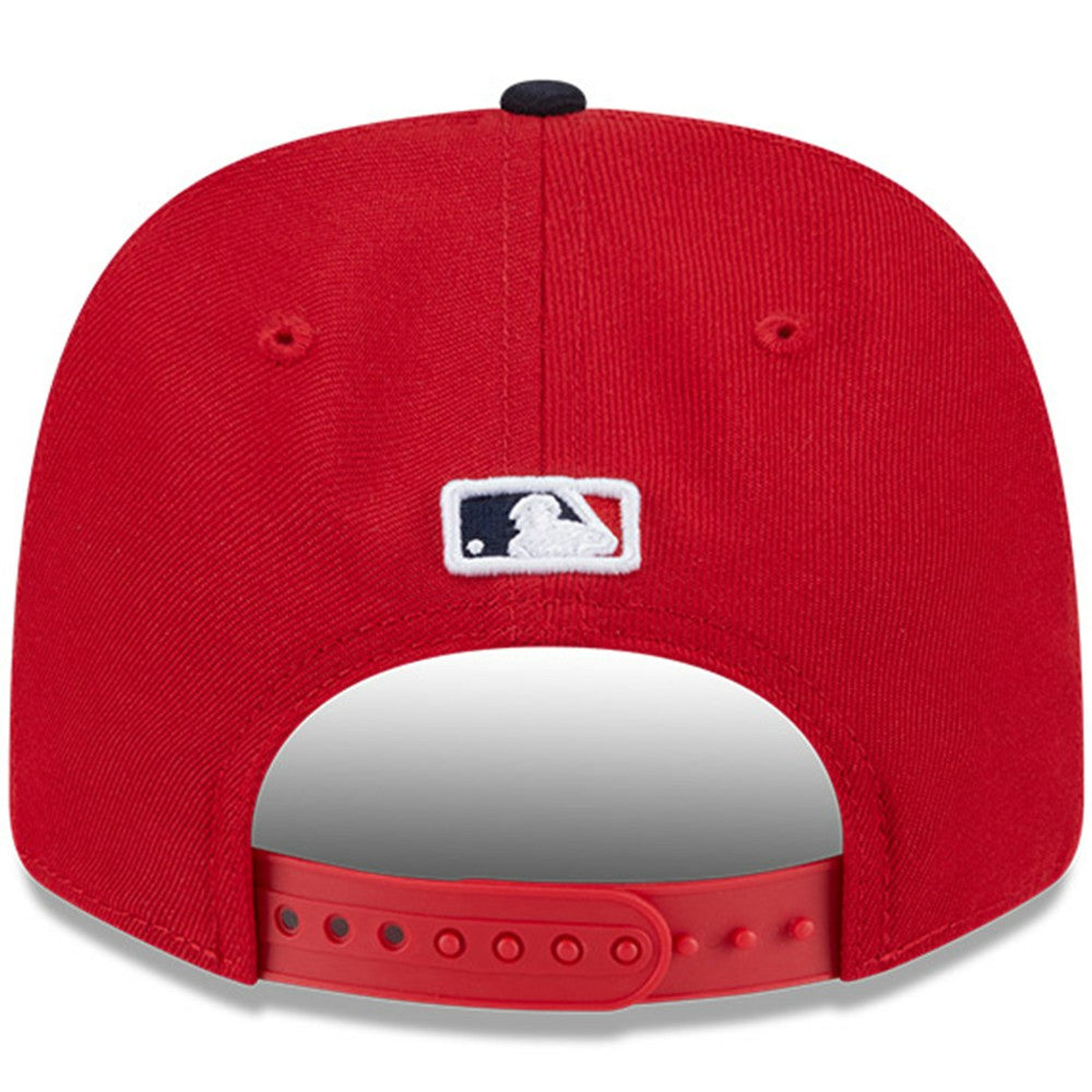 Red/Black Cleveland Guardians New Era Player Replica 9SEVENTY Adjustable Hat