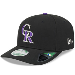 Black Colorado Rockies New Era Player Replica 9SEVENTY Adjustable Hat