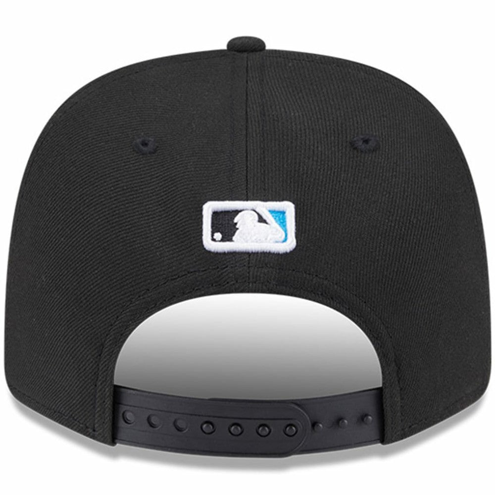Black Miami Marlins New Era Player Replica 9SEVENTY Adjustable Hat