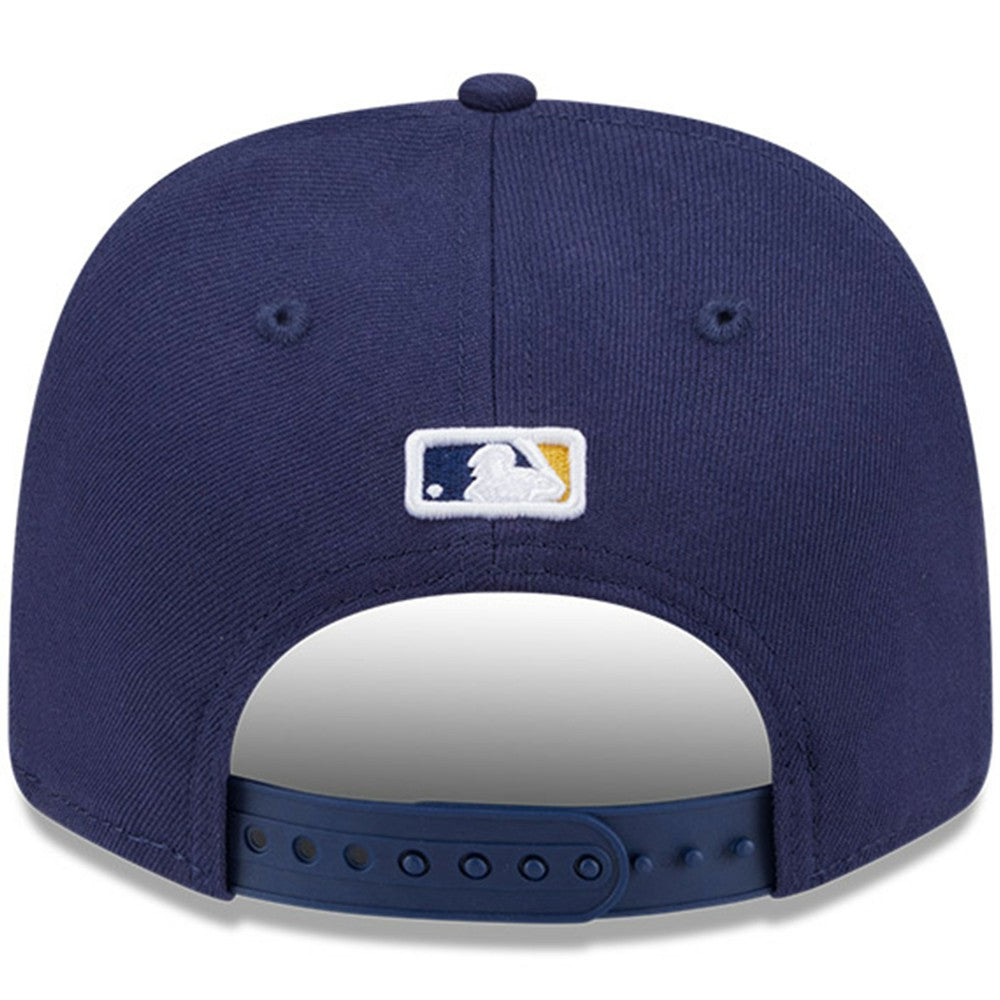 Navy Milwaukee Brewers New Era Player Replica 9SEVENTY Adjustable Hat