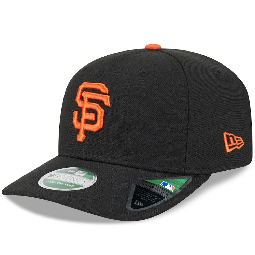 Black San Francisco Giants New Era Player Replica 9SEVENTY Adjustable Hat