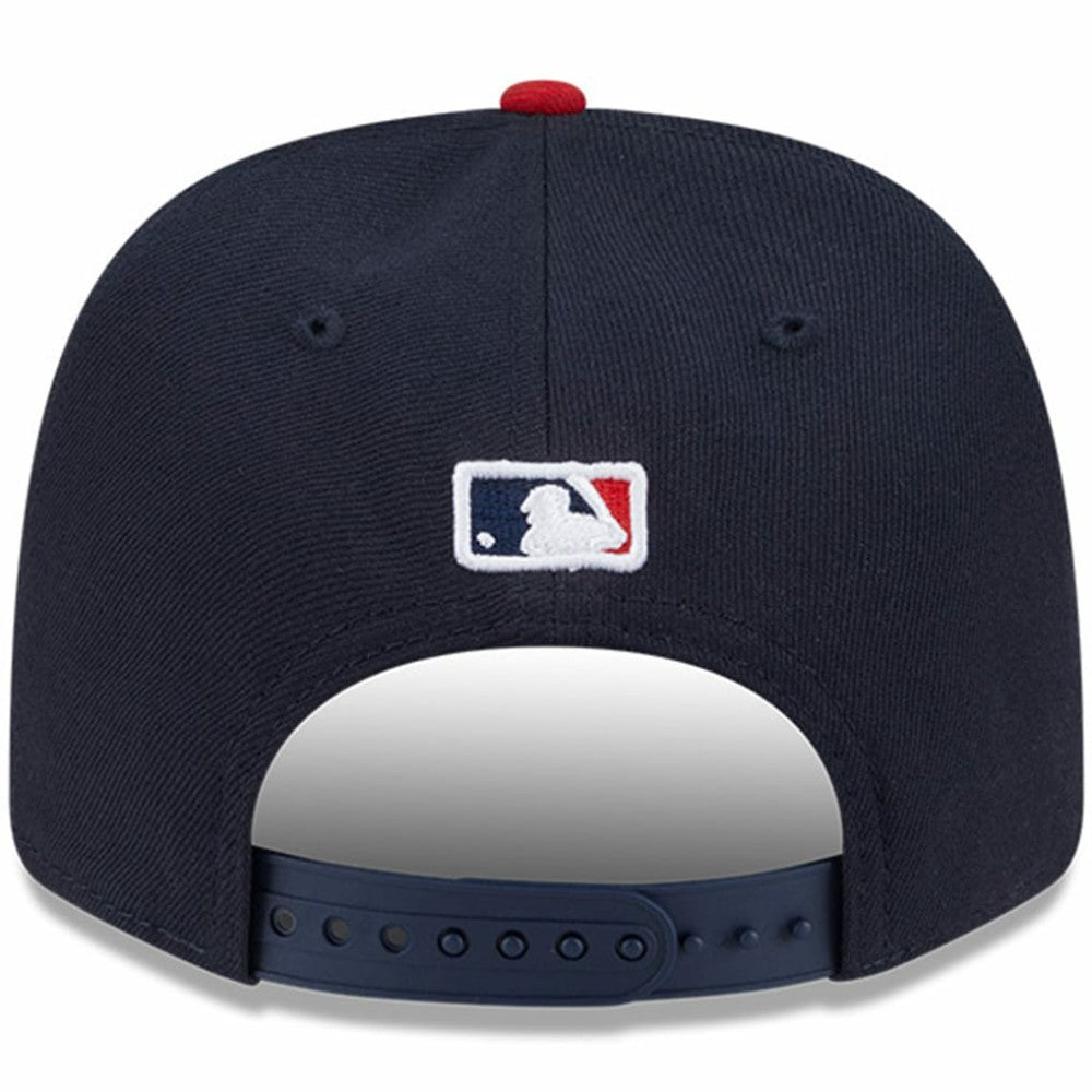 Navy Atlanta Braves New Era Player Replica 9SEVENTY Adjustable Hat