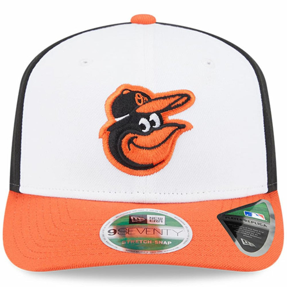 Black/Orange Baltimore Orioles New Era Player Replica 9SEVENTY Adjustable Hat