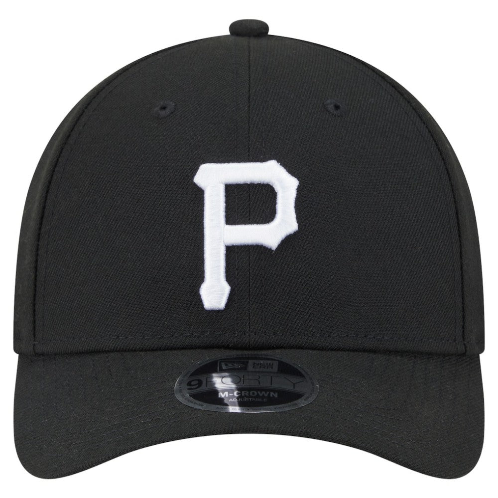 Black Pittsburgh Pirates New Era Player Replica 9FORTY Adjustable Hat