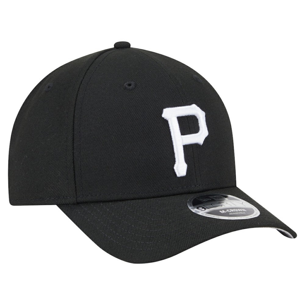 Black Pittsburgh Pirates New Era Player Replica 9FORTY Adjustable Hat