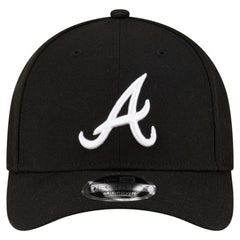 Black Atlanta Braves New Era Player Replica 9FORTY Adjustable Hat