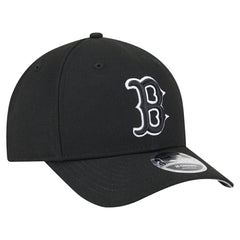 Black Boston Red Sox New Era Player Replica 9FORTY Adjustable Hat
