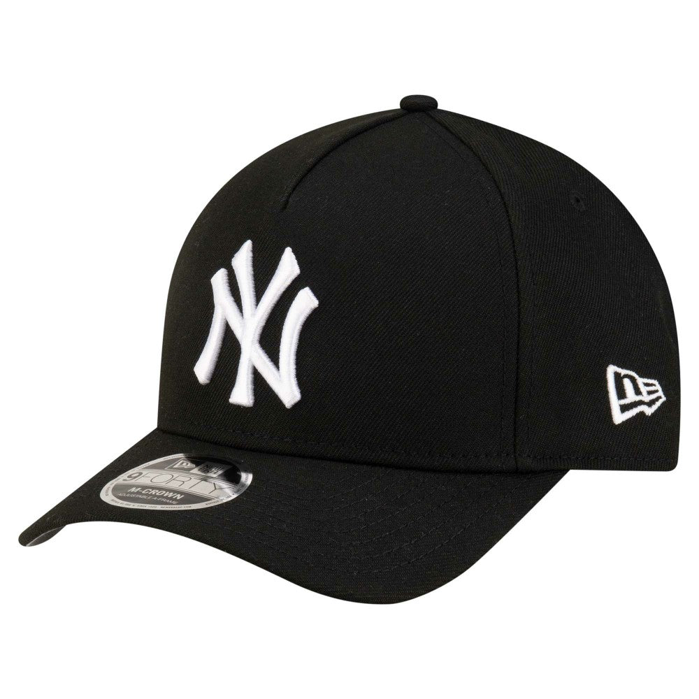 Black New York Yankees New Era Player Replica 9FORTY Adjustable Hat