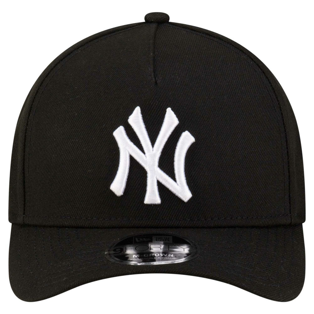 Black New York Yankees New Era Player Replica 9FORTY Adjustable Hat