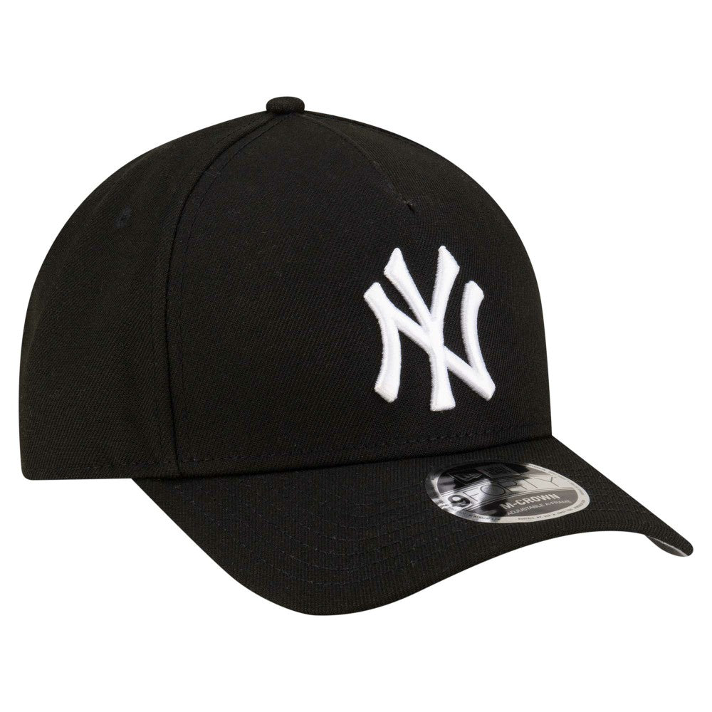 Black New York Yankees New Era Player Replica 9FORTY Adjustable Hat