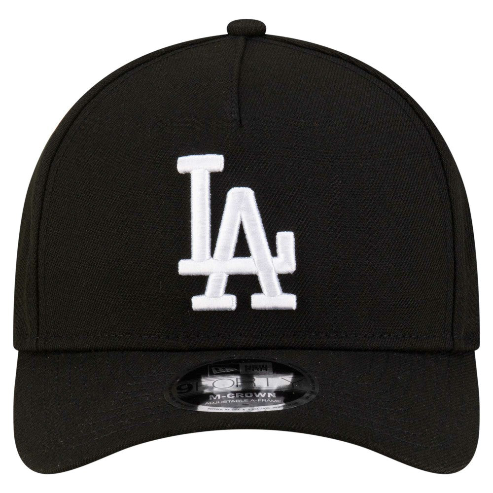 Black Los Angeles Dodgers New Era Player Replica 9FORTY Adjustable Hat