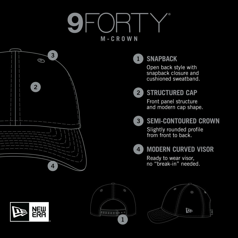 Black Los Angeles Dodgers New Era Player Replica 9FORTY Adjustable Hat