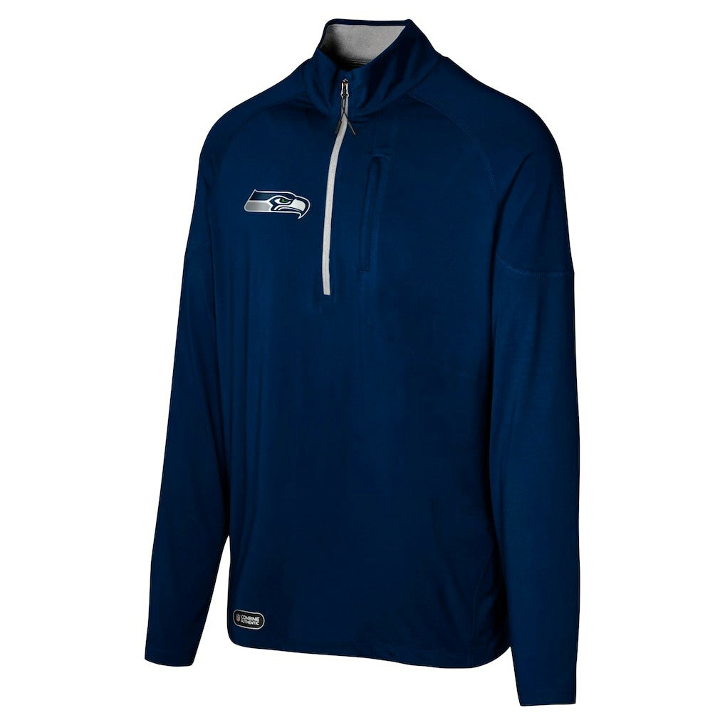 Grind Iron Quarter-Zip Top - Seattle Seahawks Tops