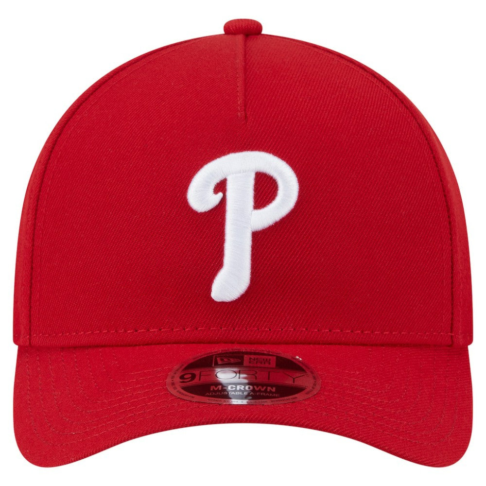 Red Philadelphia Phillies New Era 9FORTY M-Crown Adjustable Hat