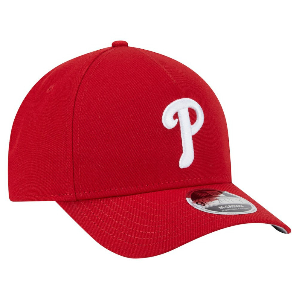 Red Philadelphia Phillies New Era 9FORTY M-Crown Adjustable Hat