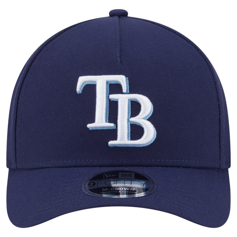 Navy Tampa Bay Rays New Era 9FORTY M-Crown Adjustable Hat