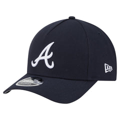 Navy Atlanta Braves New Era 9FORTY M-Crown Adjustable Hat