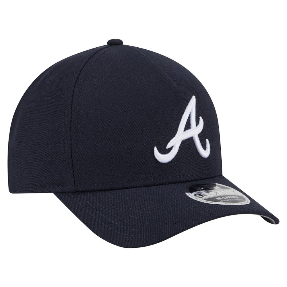Navy Atlanta Braves New Era 9FORTY M-Crown Adjustable Hat