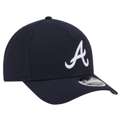 Navy Atlanta Braves New Era 9FORTY M-Crown Adjustable Hat