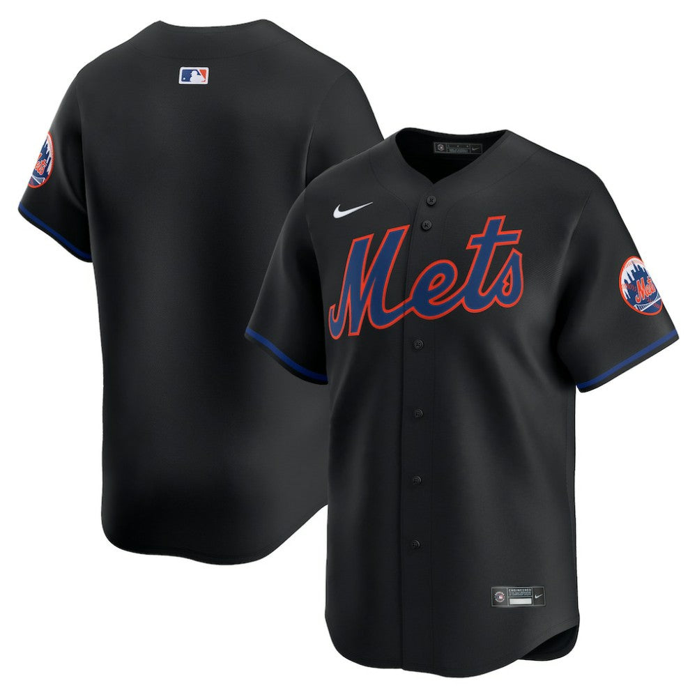 Black New York Mets Nike Alternate Limited Jersey