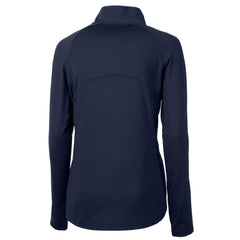 Navy Minnesota Twins Cutter & Buck Women's Adapt Eco Knit Stretch Recycled Half-Zip DryTec Top