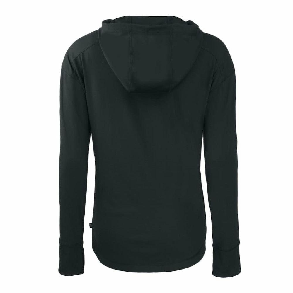 Black San Diego Padres Cutter & Buck Women's Daybreak Eco Recycled Full-Zip Hoodie